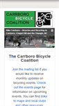 Mobile Screenshot of bikecarrboro.com